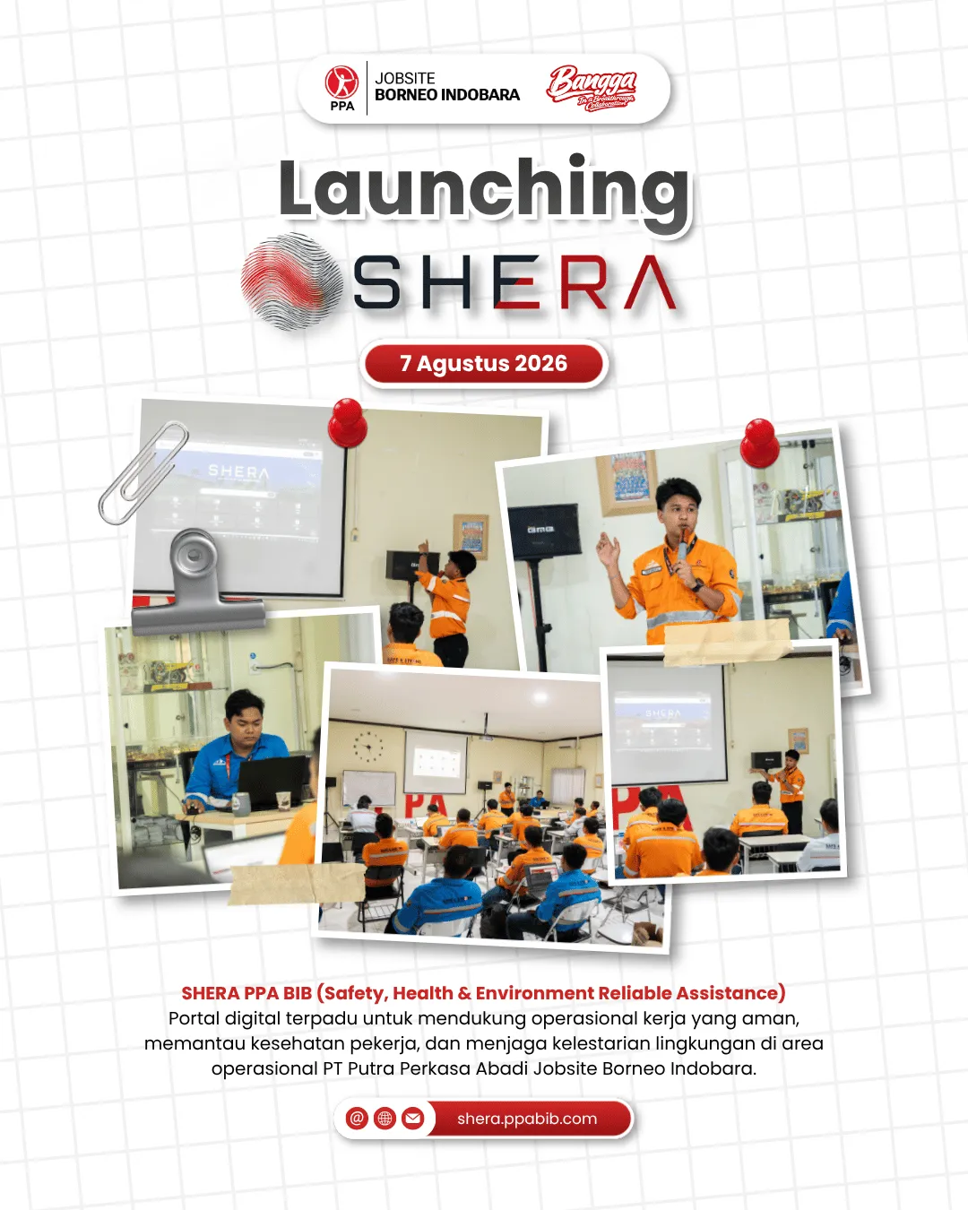 Wujudkan Integrasi Informasi dan Analisis K3LH, Dept. SHE PPA Site BIB Resmi Luncurkan Portal Internal SHERA